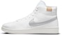 (W) Nike Court Royale 2 Mid-Top Kasut Putih/Perak CT1725-103