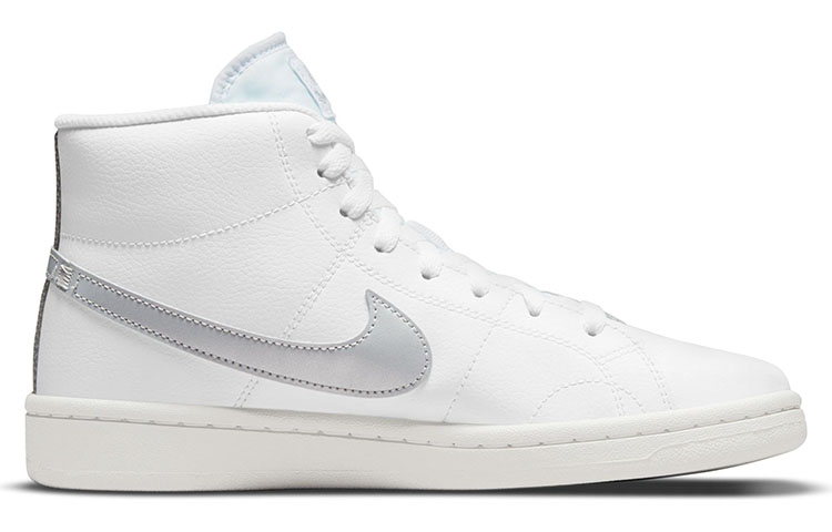 Order (W) Nike Court Royale 2 Zapatillas Mid-Top Blancas/Plateadas CT1725-103