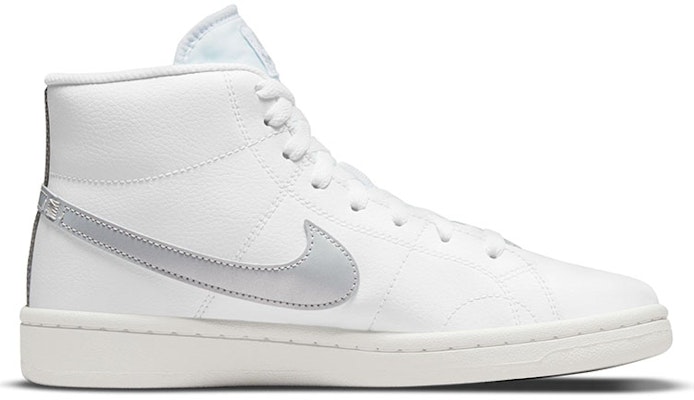 (W) Nike Court Royale 2 Sepatu Mid-Top Putih/Perak CT1725-103 Order (W) Nike Court Royale 2 Sepatu Mid-Top Putih/Perak CT1725-103