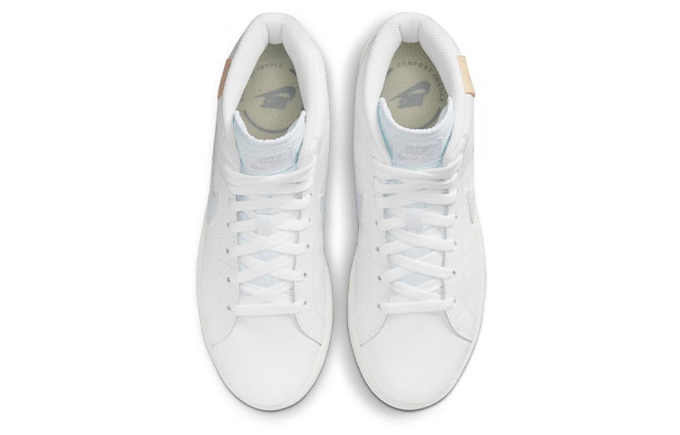 Lookbook (W) Nike Court Royale 2 Zapatillas Mid-Top Blancas/Plateadas CT1725-103