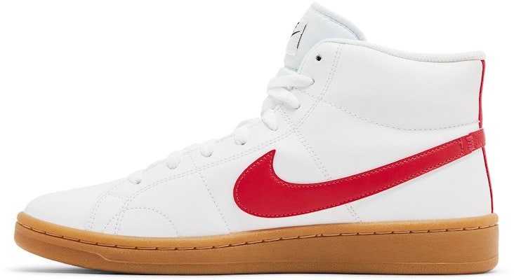 (Women) Nike Court Royale 2 Mid 'White Siren Red Gum' CT1725-101 Lookbook (Women) Nike Court Royale 2 Mid 'White Siren Red Gum' CT1725-101