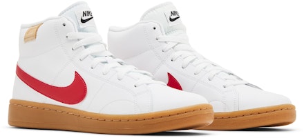 (W) Nike Court Royale 2 Mid 'Blanco Rojo Sirena Goma' CT1725-101 Cheap (W) Nike Court Royale 2 Mid 'Blanco Rojo Sirena Goma' CT1725-101