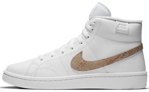 (W) Nike Court Royale 2 Mid 'Blanco con Swoosh de Piel de Serpiente' DD9666-100 Buy (W) Nike Court Royale 2 Mid 'Blanco con Swoosh de Piel de Serpiente' DD9666-100