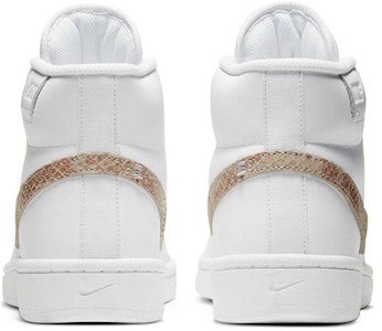 (W) Nike Court Royale 2 Mid 'Blanco con Swoosh de Piel de Serpiente' DD9666-100 Purchase (W) Nike Court Royale 2 Mid 'Blanco con Swoosh de Piel de Serpiente' DD9666-100