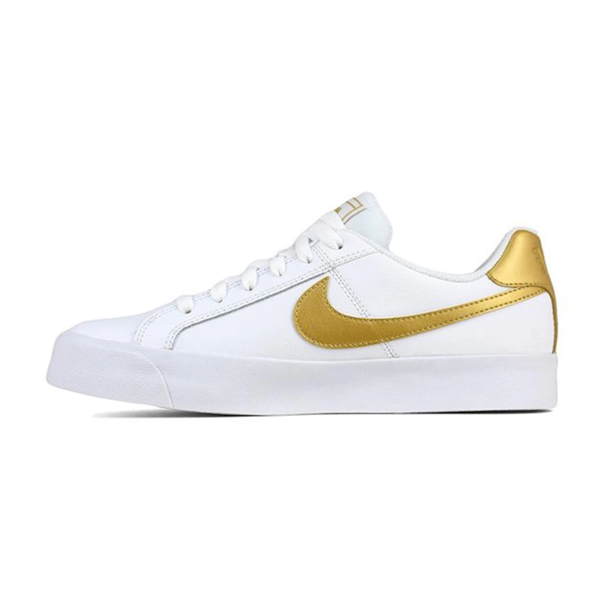 Nike court royale white gold discount