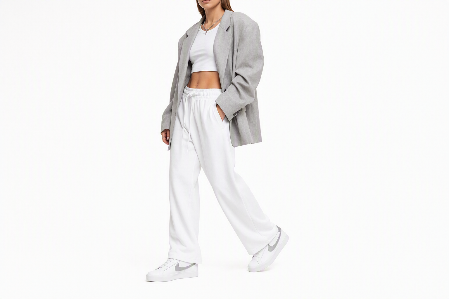 Order (Women) Nike Court Royale AC 'White Metallic Silver' AO2810-114