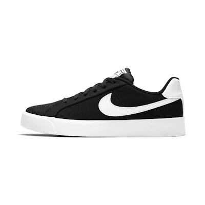 (W) Nike Court Royale AC Canvas 'Black White'
