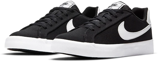 Lookbook Nike Court Royale AC Canvas 低幫 板鞋 女款 黑白