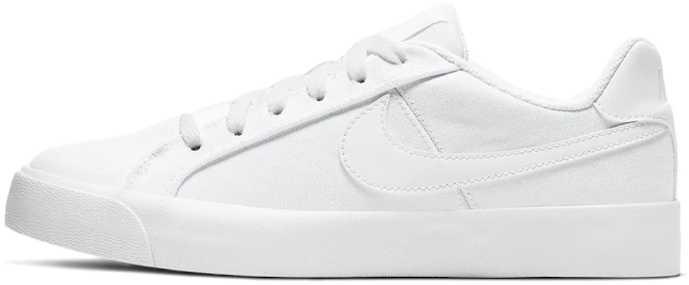 (W) Nike Court Royale AC Kanvas 'Triple White Putih' CD5405-101 Buy (W) Nike Court Royale AC Kanvas 'Triple White Putih' CD5405-101