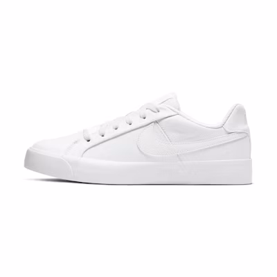 (W) Nike Court Royale AC Canvas 'Triple White'