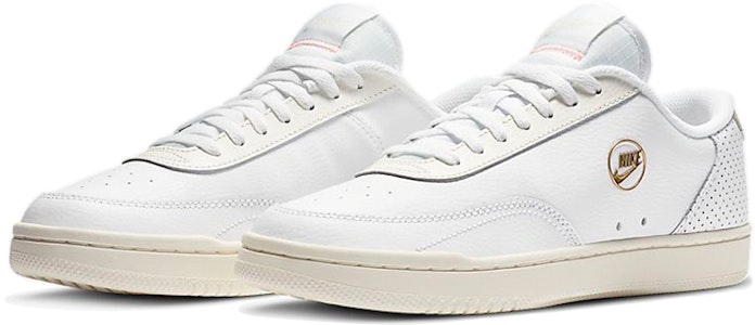 Nike Court Vintage Premium 低筒 板鞋 女款 白金 Lookbook Nike Court Vintage Premium 低筒 板鞋 女款 白金