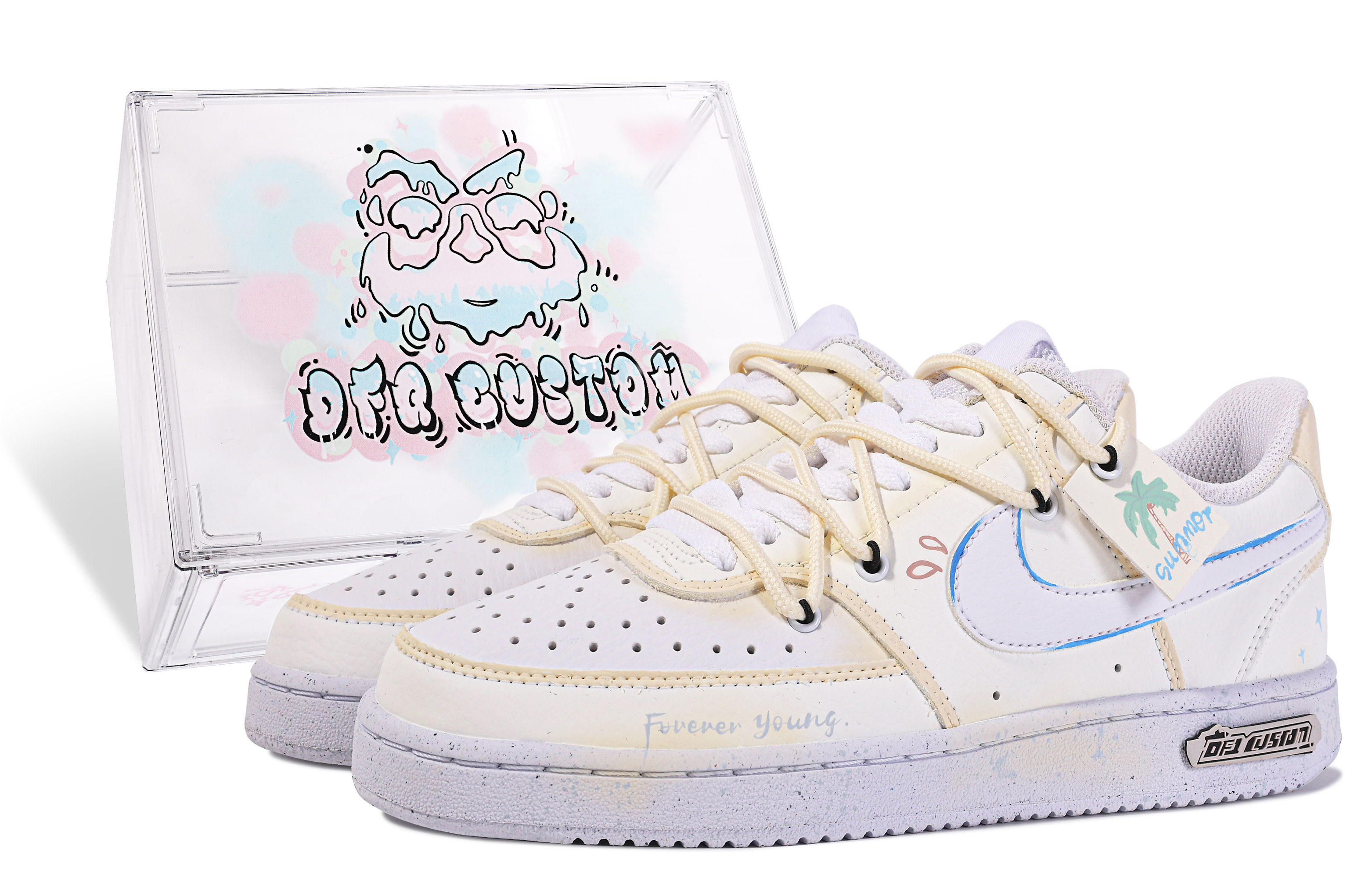 (W) Nike Court Vision 1 'Hawaiian Graffiti'