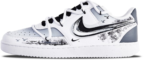 (W) Nike Court Vision 1 Low 'Ink Graffiti' Sepatu Sneaker Pria Wanita DH3158-101-449147 Buy (W) Nike Court Vision 1 Low 'Ink Graffiti' Sepatu Sneaker Pria Wanita DH3158-101-449147