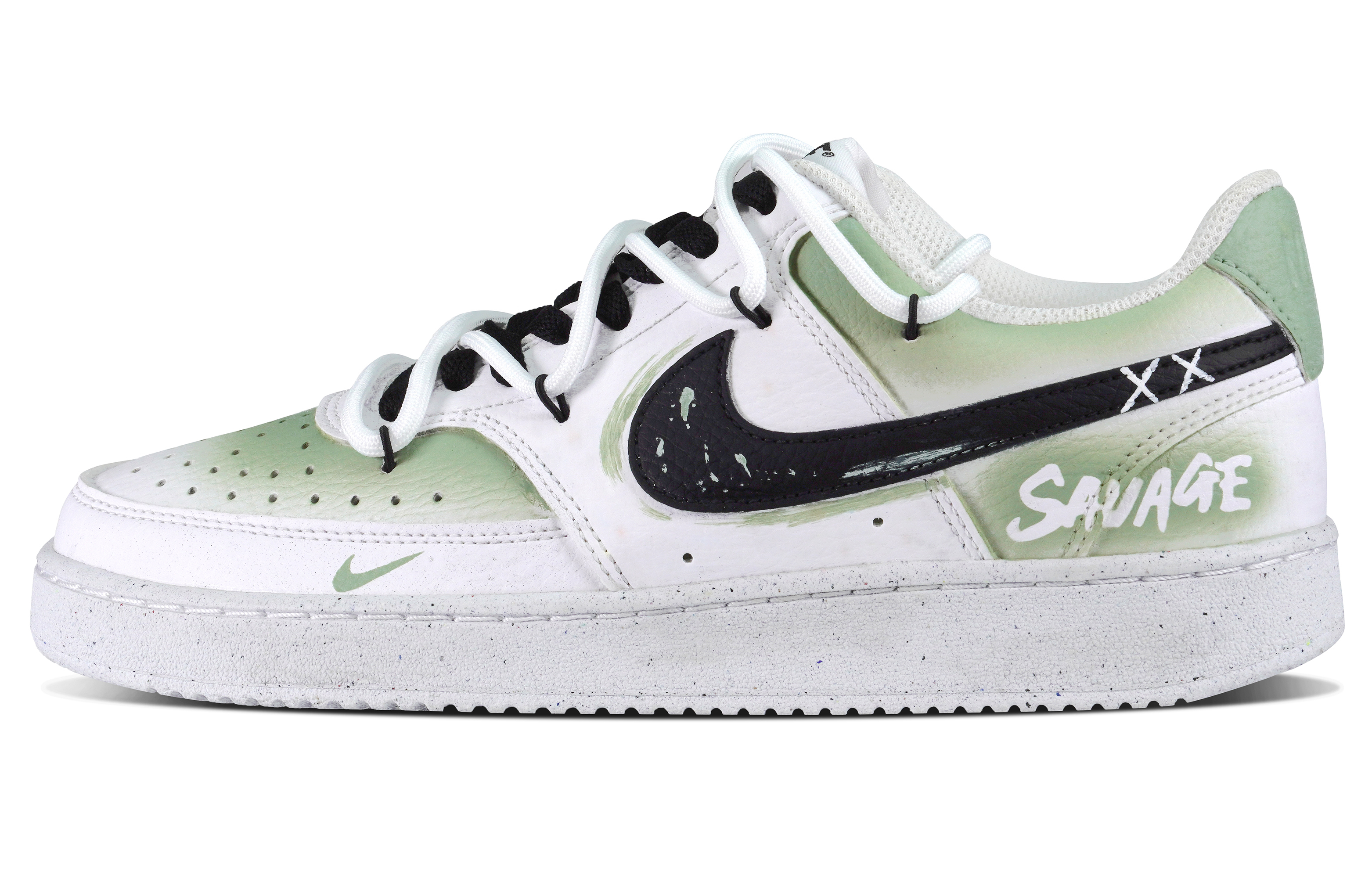 (W) Nike Court Vision 1 Low 'Savage Growth'