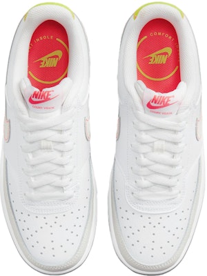 (W) Nike Court Vision 1 Low 'Blanco Rosa' FJ4569-100 Lookbook (W) Nike Court Vision 1 Low 'Blanco Rosa' FJ4569-100
