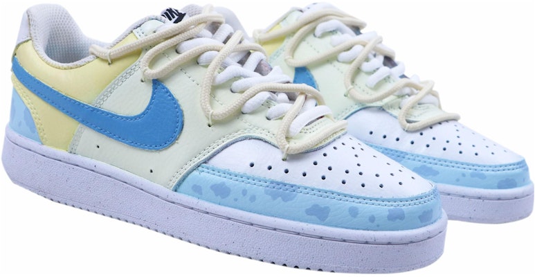(Women) Nike Court Vision 1 Low Next Nature 'Sea Salt Cake' DH3158-101-457650 Lookbook (Women) Nike Court Vision 1 Low Next Nature 'Sea Salt Cake' DH3158-101-457650