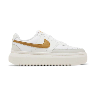 (W) Nike Court Vision Alta 'Sail Metallic Gold'