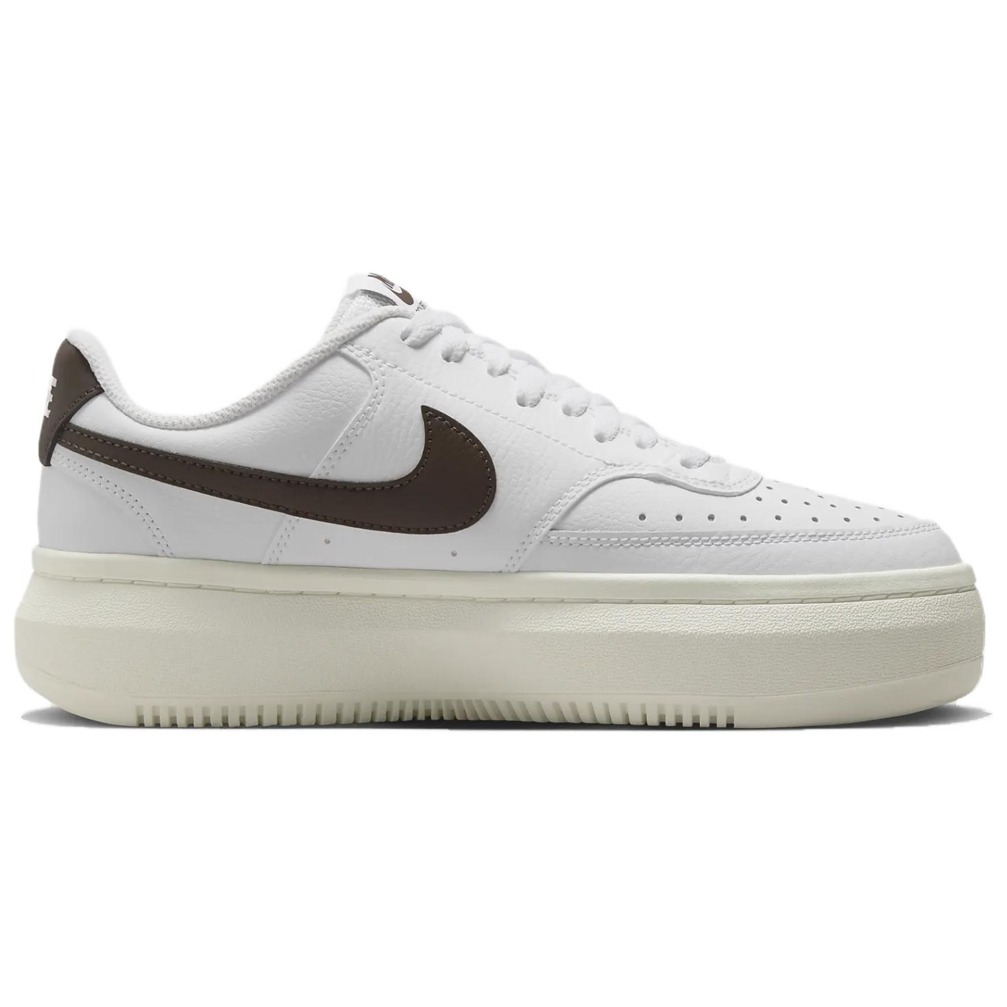 Lookbook Nike COURT VISION ALTA LTR 防滑減震 低幫 板鞋 女款 白黑