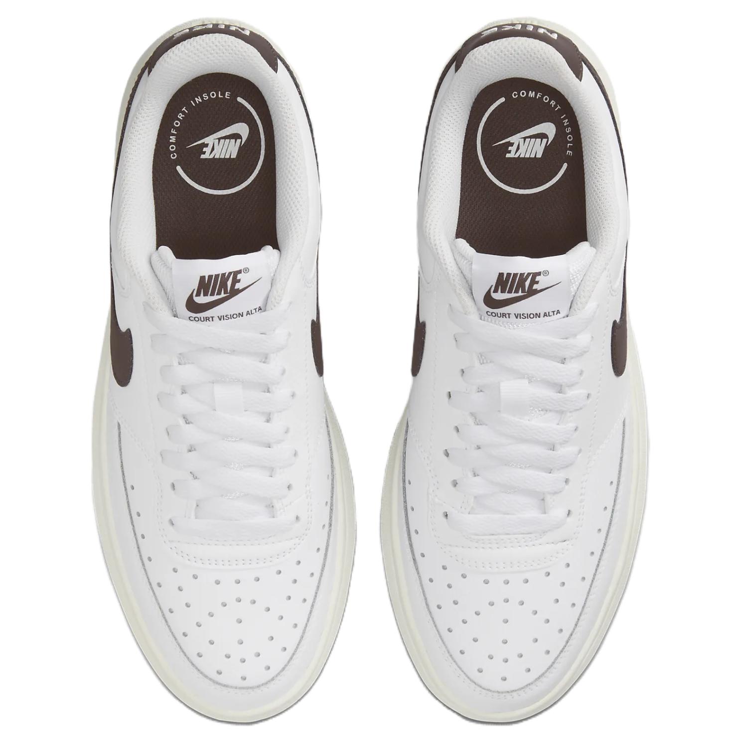 Purchase Nike COURT VISION ALTA LTR 防滑減震 低幫 板鞋 女款 白黑
