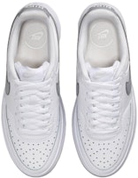 (W) Nike Court Vision Alta 'Putih Metallic Platinum' DM0113-101 Lookbook (W) Nike Court Vision Alta 'Putih Metallic Platinum' DM0113-101