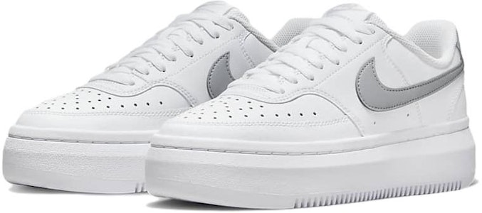 (W) Nike Court Vision Alta 'Putih Metalik Platinum' DM0113-101 Shop (W) Nike Court Vision Alta 'Putih Metalik Platinum' DM0113-101