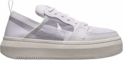 (Women) Nike Court Vision Alta 'White Metallic Silver' CW6536-102 (Women) Nike Court Vision Alta 'White Metallic Silver' CW6536-102