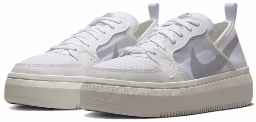 (Women) Nike Court Vision Alta 'White Metallic Silver' CW6536-102 Lookbook (Women) Nike Court Vision Alta 'White Metallic Silver' CW6536-102