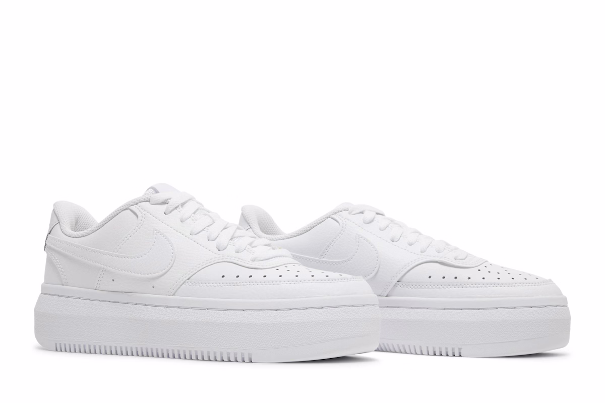 (Women) Nike Court Vision Alta Low 'Triple White'