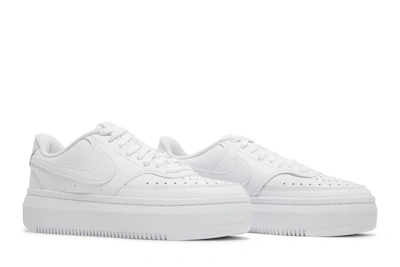 (Women) Nike Court Vision Alta Low 'Triple White'