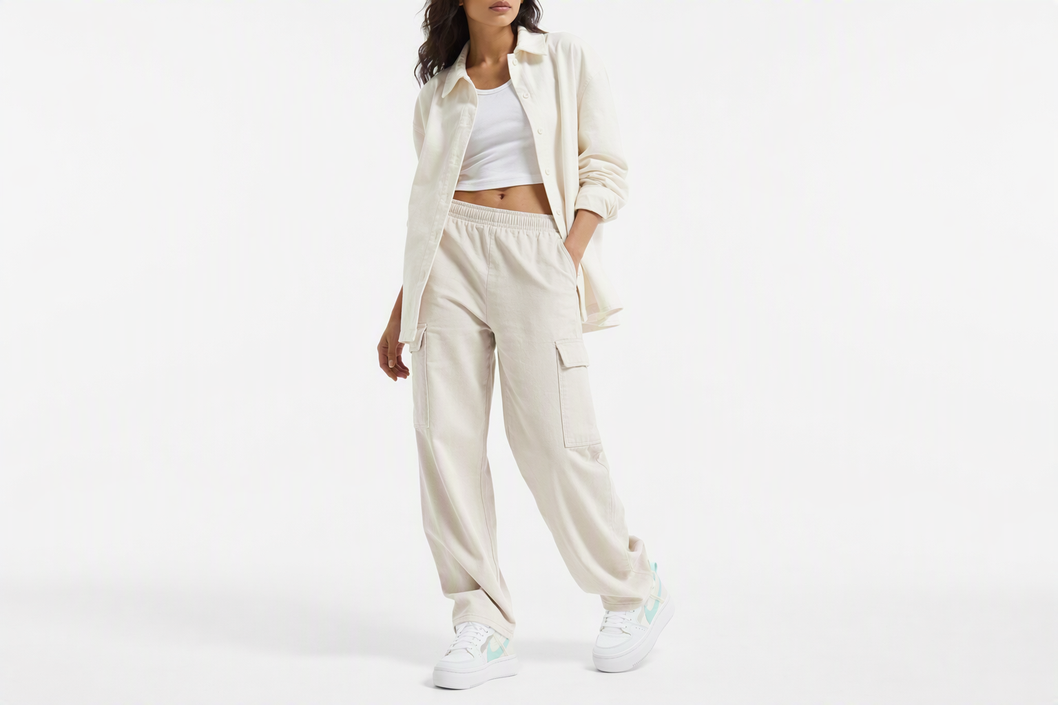 Order （女款）Nike Court Vision Alta TXT 'White Light Dew' CW6536-100