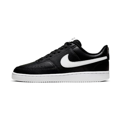 (W) Nike Court Vision Low 'Black White'