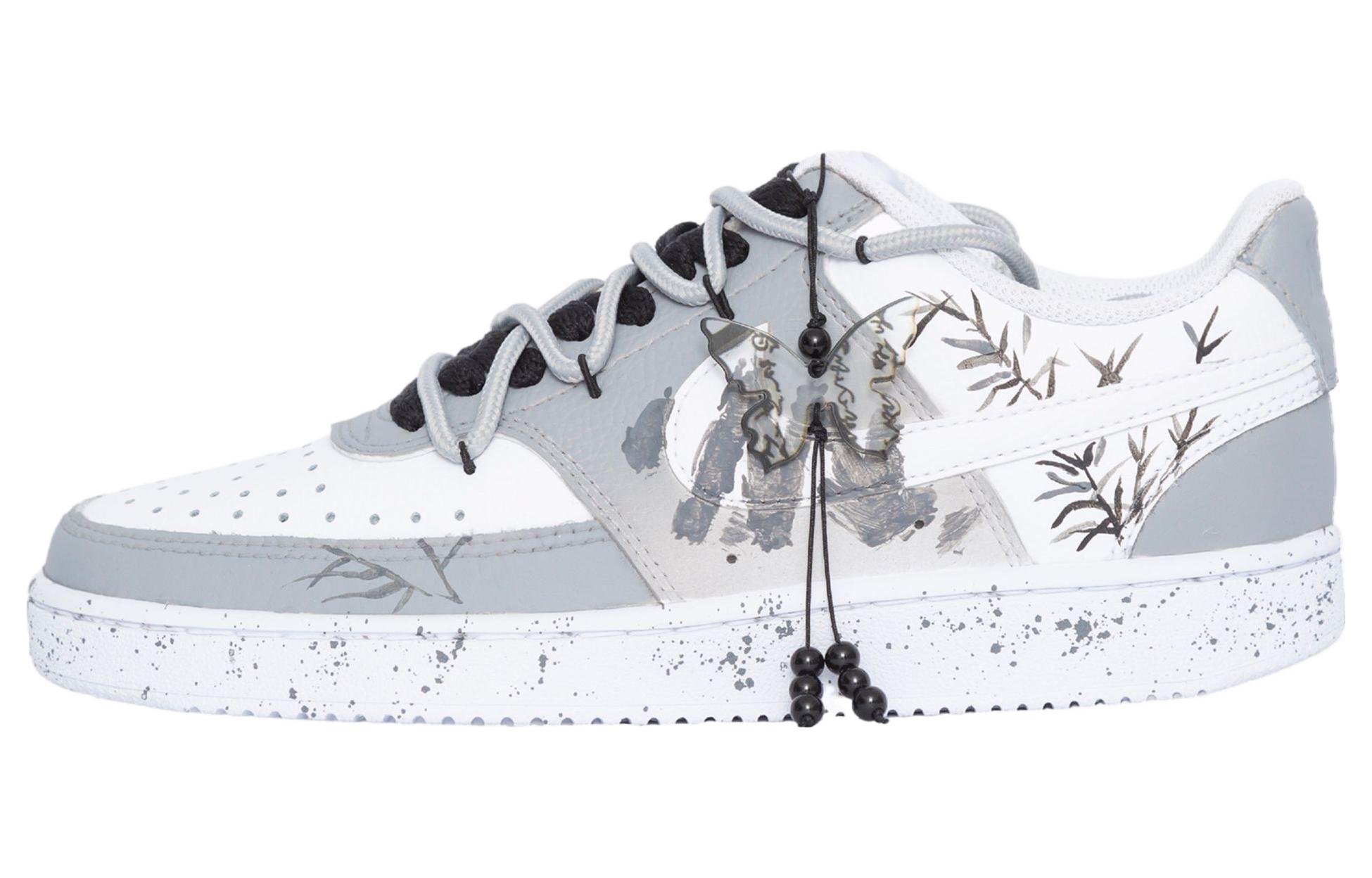 Buy (W) Nike Court Vision Low 'Grafiti Bambu Ungu' CD5434-100-474216