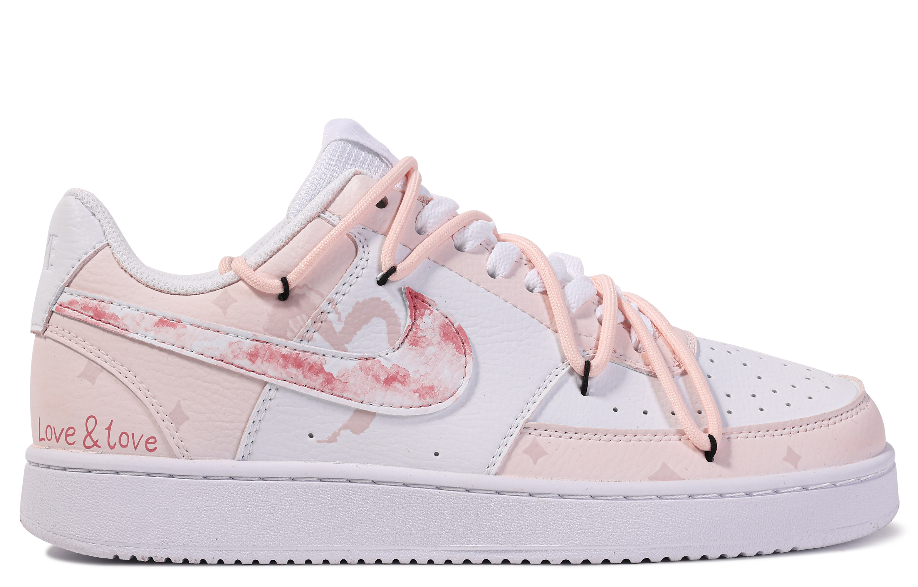 (W) Nike Court Vision Low 'Pink Fade Graffiti' 圖 3