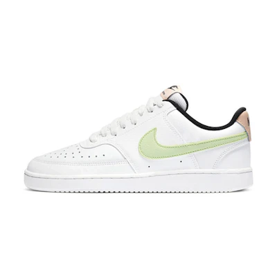 (W) Nike Court Vision Low 'White Barely Volt'