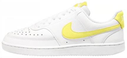 (Women) Nike Court Vision Low 'White Light Zitron' CD5434-109 (Women) Nike Court Vision Low 'White Light Zitron' CD5434-109