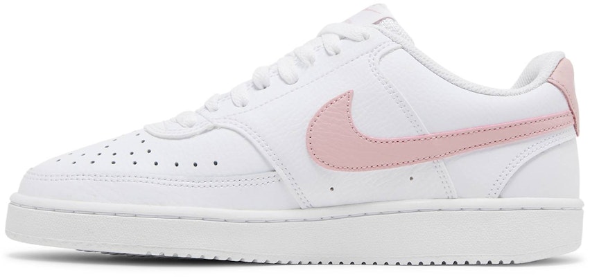 (Women) Nike Court Vision Low 'White Pink Glaze' CD5434-110 Lookbook (Women) Nike Court Vision Low 'White Pink Glaze' CD5434-110