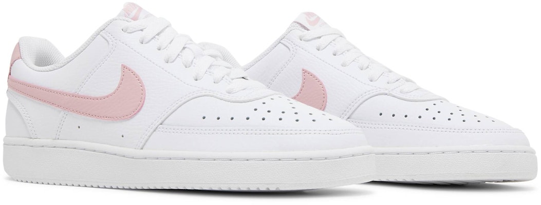 (Women) Nike Court Vision Low 'White Pink Glaze' CD5434-110 Cheap (Women) Nike Court Vision Low 'White Pink Glaze' CD5434-110