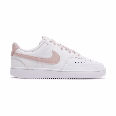 (W) Nike Court Vision Low 'White Pink Oxford'
