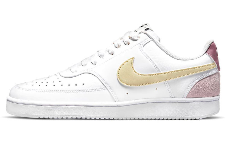 (W) Nike Court Vision Low 'White Pink Yellow'