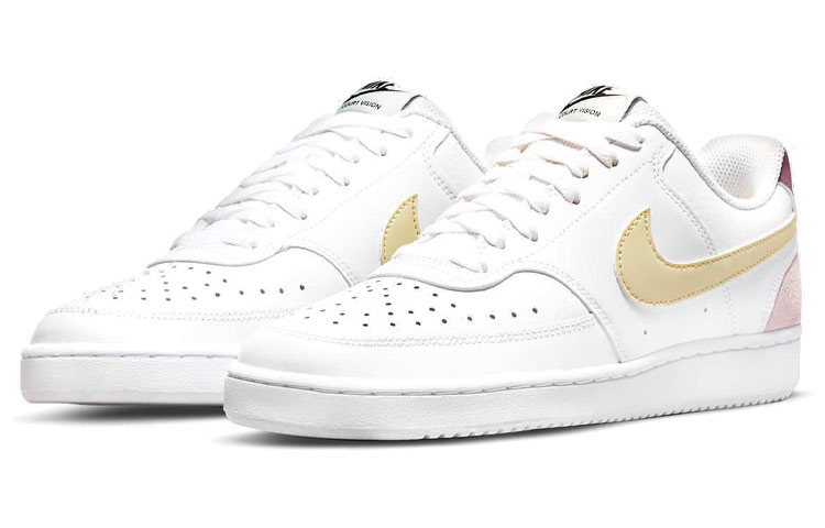 (W) Nike Court Vision Low 'White Pink Yellow' 圖 3