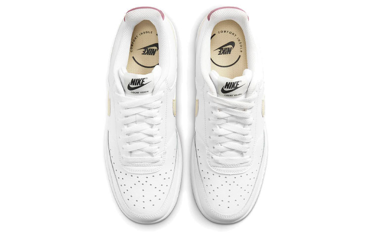 (W) Nike Court Vision Low 'White Pink Yellow' 圖 4