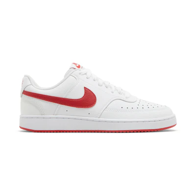 (W) Nike Court Vision Low 'White University Red'