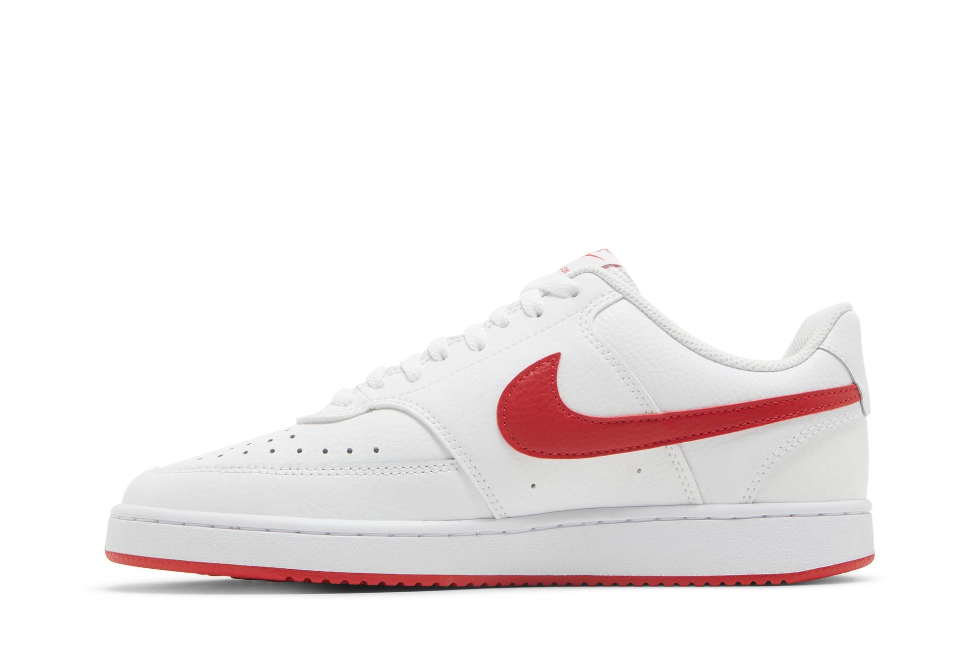 Lookbook (W) 耐克Court Vision Low '白色大学红' 篮球鞋 CD5434-101