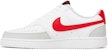 (W) 나이키 코트 비전 로우 '화이트 유니버시티 레드' FD0284-100