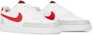 (W) 나이키 코트 비전 로우 '화이트 유니버시티 레드' FD0284-100