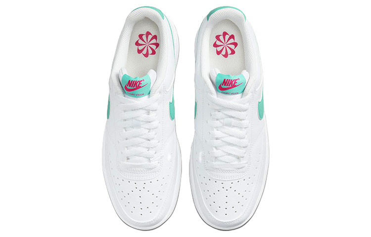 Shop (Women) Nike Court Vision Low 'White Washed Teal' DR9885-100
