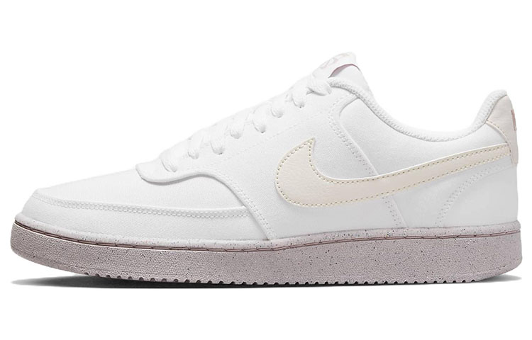 (W) Nike Court Vision Low Canvas Next Nature 'White Pink Oxford'