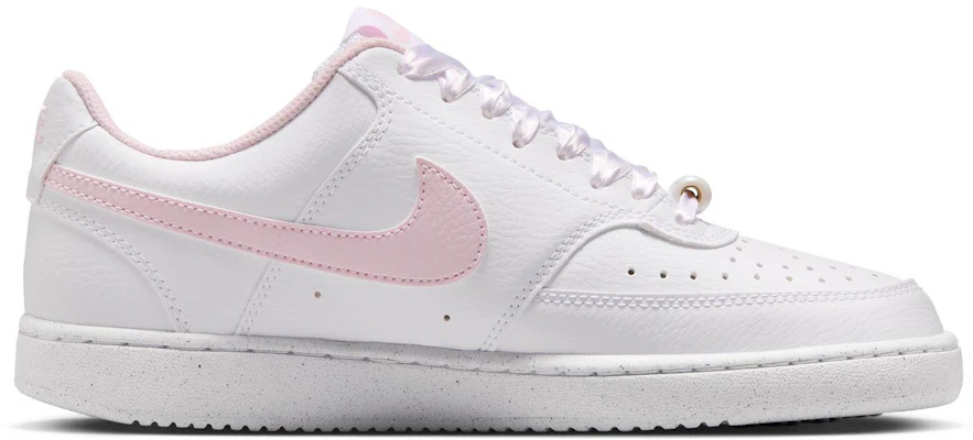 (W) Nike Court Vision Low LE 101 白/粉泡休閒運動鞋 IB6652-101 Details for (W) Nike Court Vision Low LE 101 白/粉泡休閒運動鞋 IB6652-101