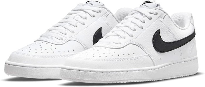 (W) Nike Court Vision Low Next Nature 'Putih Hitam' DH3158-101 Lookbook (W) Nike Court Vision Low Next Nature 'Putih Hitam' DH3158-101