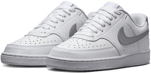 (W) ナイキ コートビジョンLow NN 白/メタリックシルバー DH3158-108 Lookbook (W) ナイキ コートビジョンLow NN 白/メタリックシルバー DH3158-108